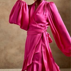 Banana Republic Ruffle Wrap Dress. - Never Worn